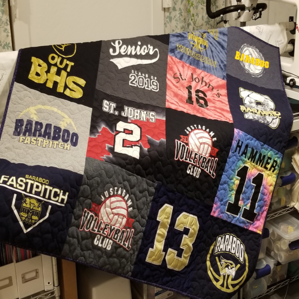 T-SHIRT QUILT WITHOUT BORDER