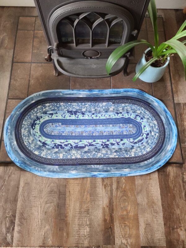 Fabric Rug - Blue